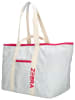 ZEBRA Strandtasche "Elise" in Hellblau - (B)68 x (H)35 x (T)25 cm
