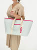ZEBRA Strandtas "Elise" lichtblauw - (B)68 x (H)35 x (D)25 cm