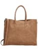 ZEBRA Schultertasche "Lisa XL" in Hellbraun - (B)34 x (H)28 x (T)14 cm