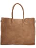ZEBRA Schultertasche "Lisa XL" in Hellbraun - (B)34 x (H)28 x (T)14 cm