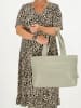 ZEBRA Schultertasche "Evie" in Grün - (B)48 x (H)30 x (T)13 cm