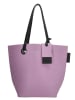 ZEBRA Shopper bag "Natural" w kolorze fioletowym - 39,5 x 50 x 23 cm