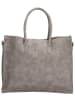ZEBRA Henkeltasche "Lisa XL" in Hellbraun/ Grau - (B)40 x (H)30 x (T)15 cm