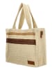 ZEBRA Schultertasche "Lauren" in Beige - (B)34 x (H)28 x (T)12 cm