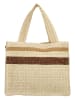 ZEBRA Schultertasche "Lauren" in Beige - (B)34 x (H)28 x (T)12 cm