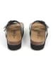 billowy Leren slippers zwart