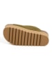 billowy Leren slippers kaki
