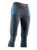X-Bionic Zimowe legginsy sportowe w kolorze antracytowym