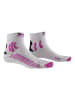 X-Bionic Laufsocken "Speed" in Grau/ Lila