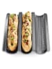 Küchenprofi Baguetteblech "Bake One Bake" in Silber - (L)38 x (B)30 cm
