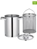 Küchenprofi 3tlg. Set: Edelstahl-Spargeltopf "San Remo Cook" - Ø 16 cm