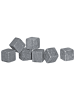 Cilio 9er-Set: Kühlsteine "Cool Rocks" in Grau - (L)2 x (B)2 cm
