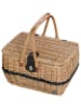 Cilio Picknick-Korb "Idro" in Hellbraun - (B)40 x (H)28 cm