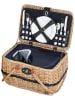 Cilio Picknick-Korb "Idro" in Hellbraun - (B)40 x (H)28 cm