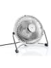 Cilio Tischventilator "Vento" in Silber - (H)14,5 cm