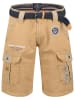Geographical Norway Cargobermuda "Paillette" beige
