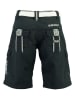 Geographical Norway Bermudy "Paillette" w kolorze granatowym