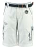 Geographical Norway Bermudy "Paillette" w kolorze białym
