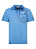 Geographical Norway Koszulka polo "Keony" w kolorze niebieskim