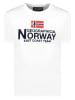 Geographical Norway Koszulka "Jacky" w kolorze białym