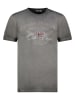 Geographical Norway Koszulka "Jross" w kolorze antracytowym