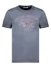 Geographical Norway Shirt "Jross" donkerblauw