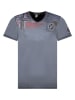 Geographical Norway Koszulka "Jamo" w kolorze granatowym