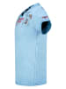 Geographical Norway Koszulka "Jamo" w kolorze błękitnym