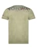 Geographical Norway Koszulka "Jamo" w kolorze khaki