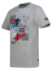 Geographical Norway Shirt "J-Break" in Grau