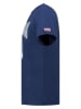Geographical Norway Koszulka "Jacao" w kolorze granatowym