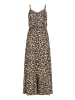 Sublevel Kleid in Beige/ Hellbraun/ Schwarz