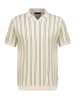 Sublevel Poloshirt in Beige/ Grün