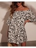Milan Kiss Kleid in Weiß/ Schwarz