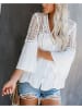 Milan Kiss Bluse in Creme