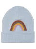 Lässig Wollbeanie "Little Gang Rainbow" in Hellblau