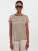 BIG STAR Shirt lichtbruin/wit
