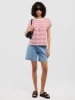BIG STAR Shirt rood/wit