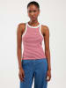 BIG STAR Top rood/wit