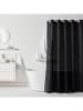 UTILITY Duschvorhang in Schwarz - (L)200 x (B)180 cm