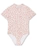 Swim Essentials Strój kąpielowy "Leopard" w kolorze biało-jasnoróżowym