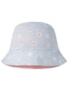 Swim Essentials Kapelusz dwustronny "Daisy Flowers" w kolorze jasnoróżowo-błękitnym