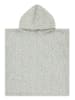 Swim Essentials Poncho ''Florish" in Hellblau/ Weiß - (L)55 x (B)50 cm