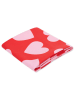 Swim Essentials Ręcznik plażowy "Hearts" w kolorze czerwono-jasnoróżowym - 135 x 65 cm