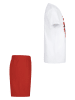 Converse 2tlg. Outfit in Weiß/ Rot