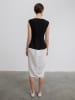 BGN Kleid in Schwarz/ Weiß