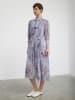 BGN Kleid in Creme/ Lila