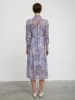 BGN Kleid in Creme/ Lila