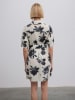 BGN Kleid in Creme/ Dunkelblau