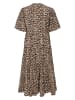 JDY Kleid in Hellbraun/ Schwarz